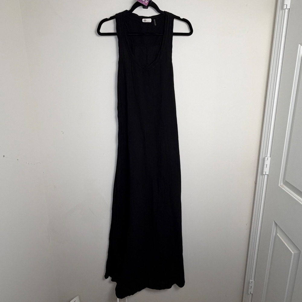 AG Adriano Goldschmied Tank Maxi Dress Size Small‎ Black - Picture 2 of 7